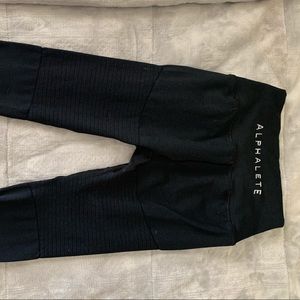 Black alphalete leggings